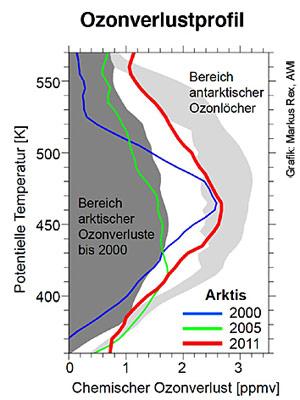 Ozonverlust Arktis