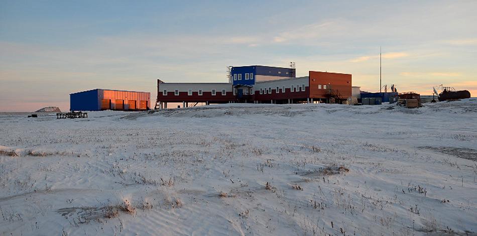 Die neue Samoylov Station im November 2012. Foto: Mikhail Grigoriev.