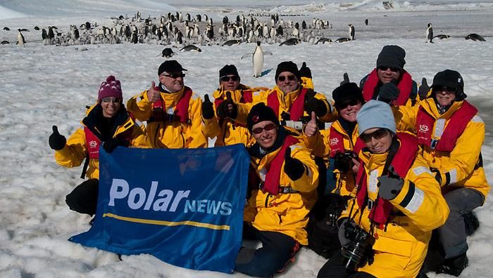 PolarNEWS bei den Kaiserpinguinen