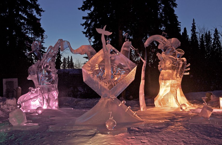 Ice Art Championships in Fairbanks